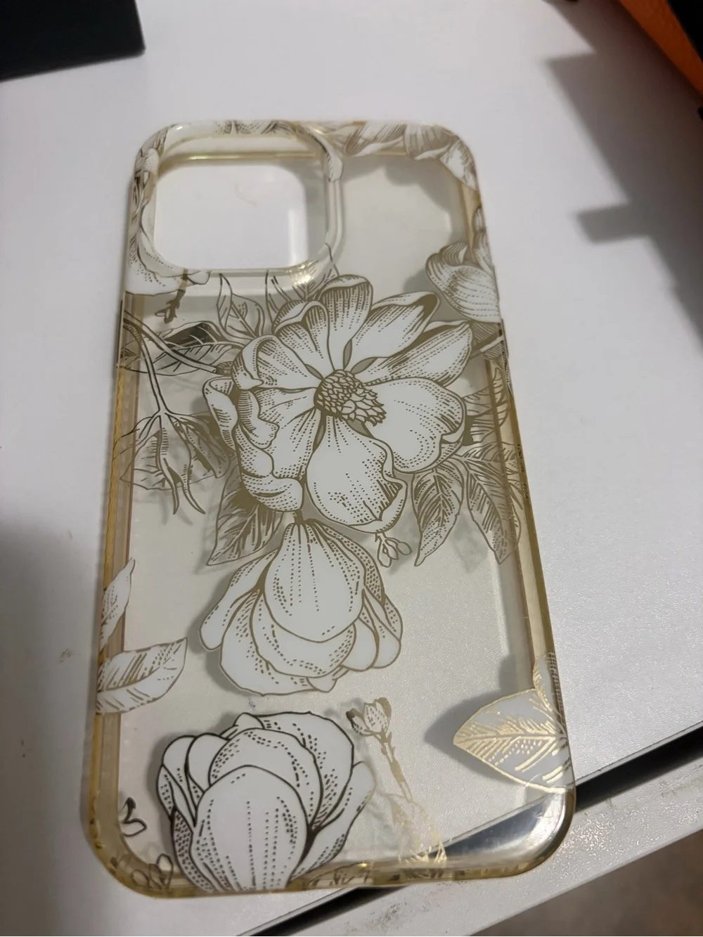 Clear Floral Case for iPhone 14 Pro Max